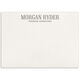 Stacked Modern Text Flat Note Cards - Letterpress Image 1 of 8